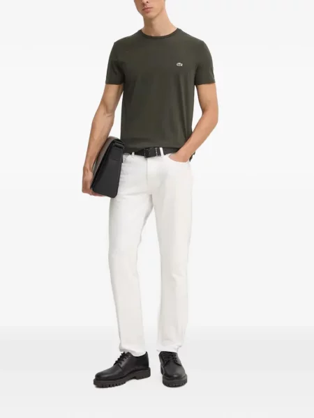 Tricou Lacoste cu autograf verde