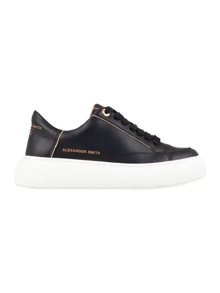 Sneakersy Alexander Smith skórzane czarne