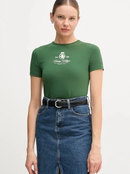 Tommy Hilfiger Tričko zelené