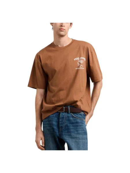 Majica Pepe Jeans smeđa