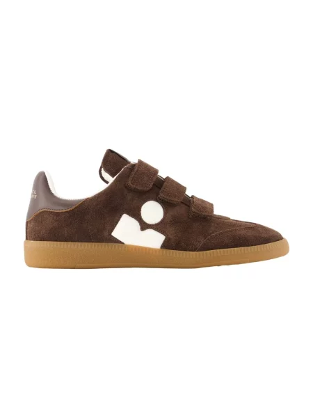 Sneakersy Isabel Marant brązowe