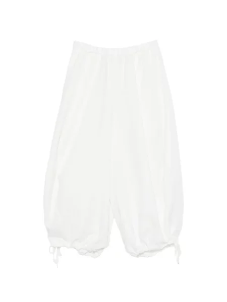 Pantaloni Comme Des Garçons cu cordon alb