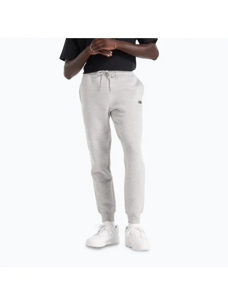 Мъжки панталони New Balance Fleece Jogger athletic grey сиво