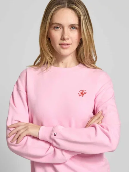 Sweter Tommy Hilfiger różowy