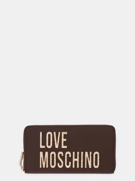 Portfel Love Moschino brązowy
