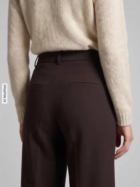 Szerokie spodnie z szlufkami model ALEXIS' Cambio