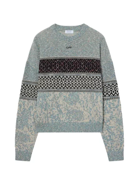 Pulover Off-white alb