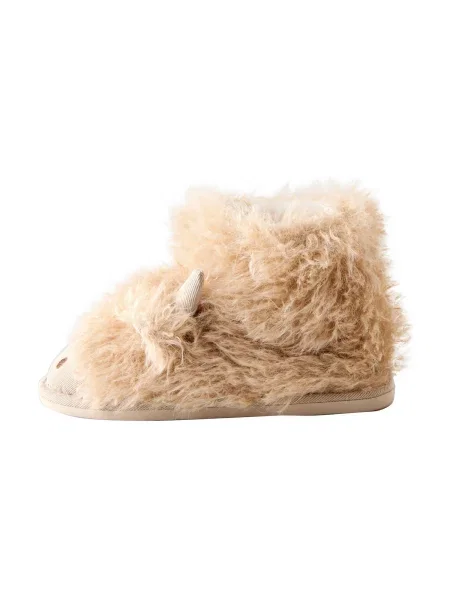 Next Pantofle / cappuccino hnědá