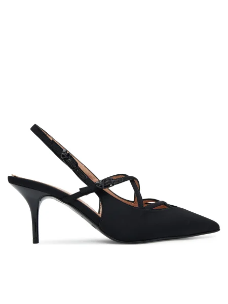 LOVE MOSCHINO Pantofi cu subțire negru