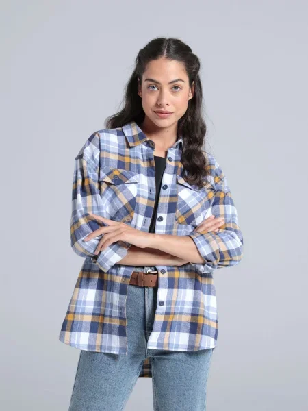 Lyanna organiczna koszula Green zielona