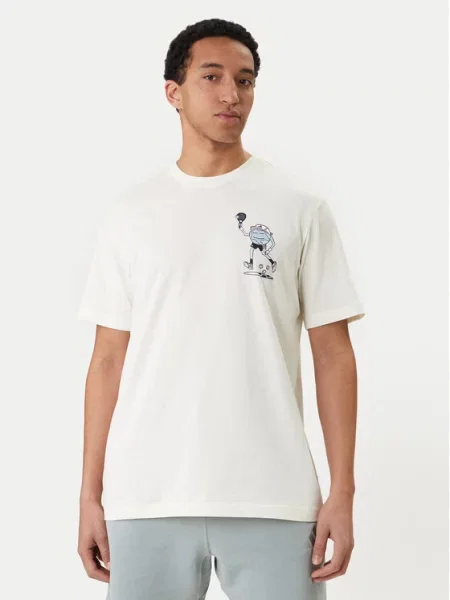 Adidas Tricou Earth Day Padel Graphic alb