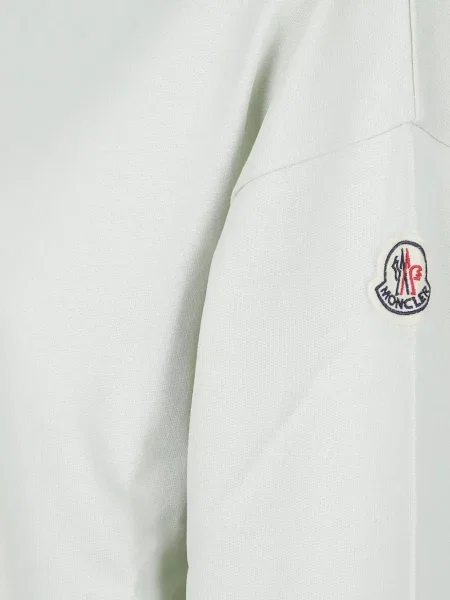 Pulover Moncler cu broderie verde