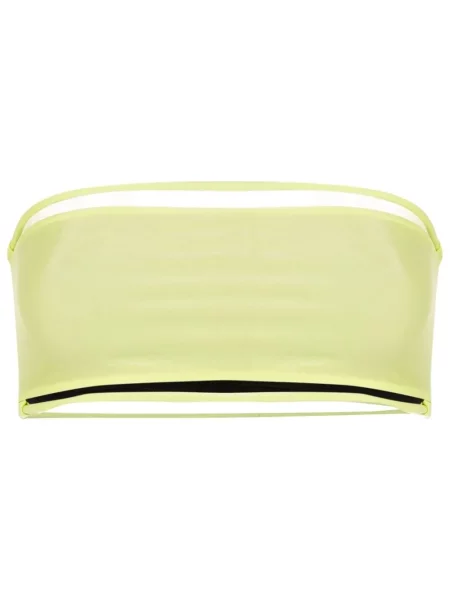 Bikini Gloria Coelho bez ramiączek zielony