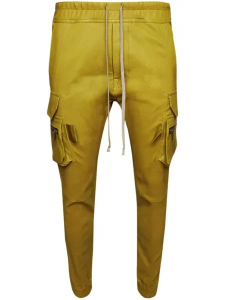 Pantaloni Rick Owens din piele conici