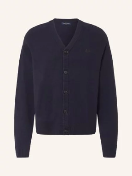 Fred Perry Kardigan blau granatowy