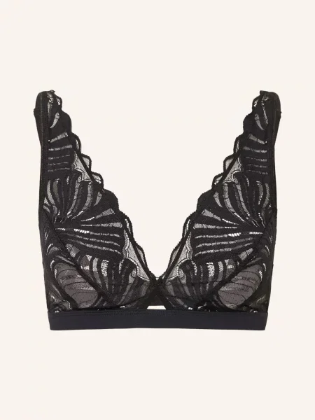 Falke Biustonosz Trójkątny Delicate Touch schwarz czarny