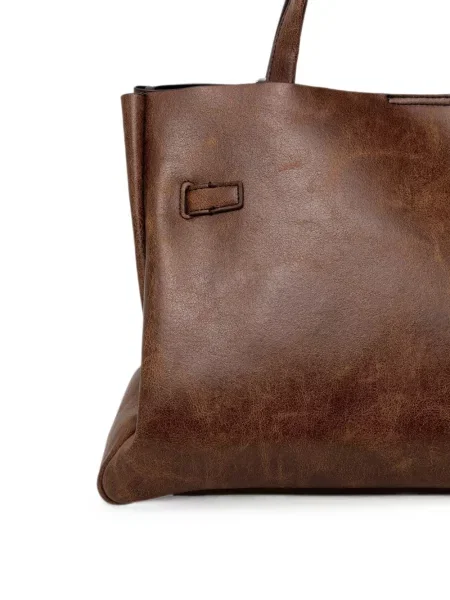 Geantă shopper Dkny cu autograf maro