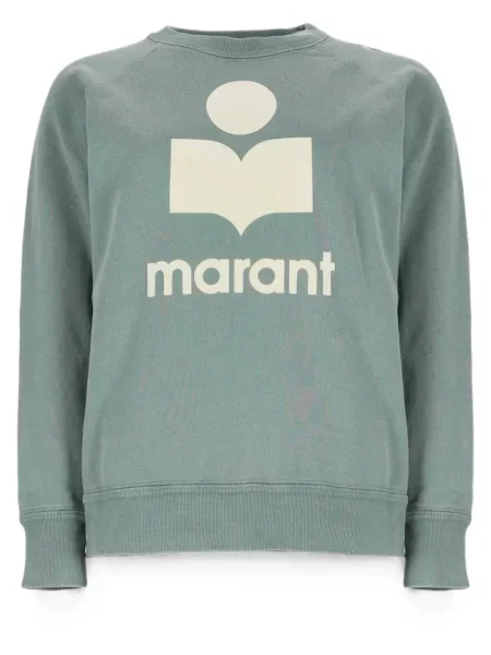 Pulover Marant Etoile cu imagine verde