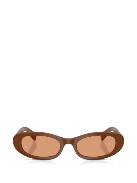 Слънчеви очила Miu Miu Eyewear кафяво