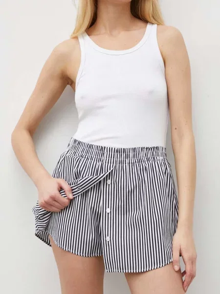 Пола Drykorn APRON къса с кройка тип молив черно