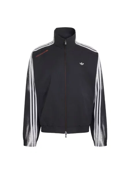 ADIDAS ORIGINALS Přechodná bunda Adilenium 6 oranžově červená / černá bílá