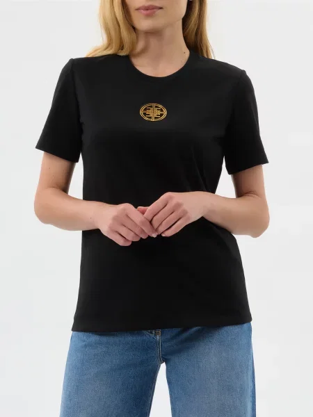 Футболка Elisabetta Franchi чорна