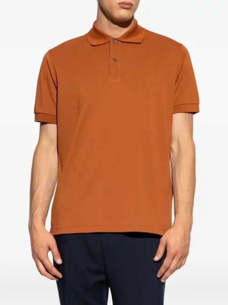 Scurt tricou polo Paul Smith maro