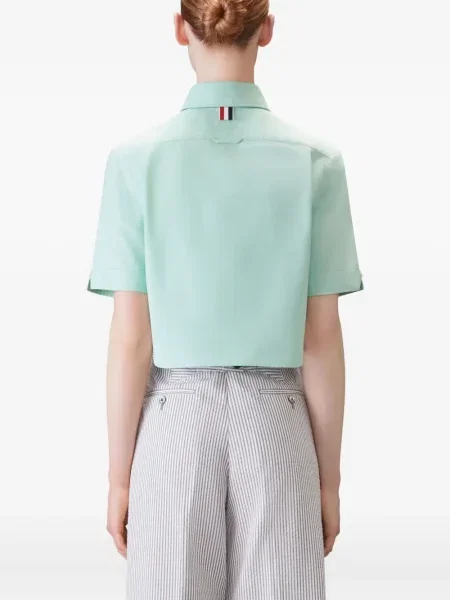 Cămașă Thom Browne scurtă albastru