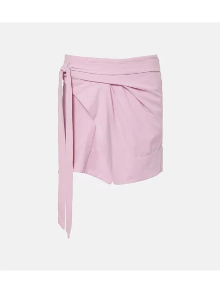 Fustă Isabel Marant drapată roz