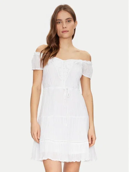 Guess Rochie de vară alb