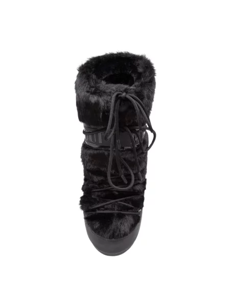 Śniegowce Moon Boot Icon Faux Fur black | WYSYŁKA W | 30 DNI NA ZWROT czarne