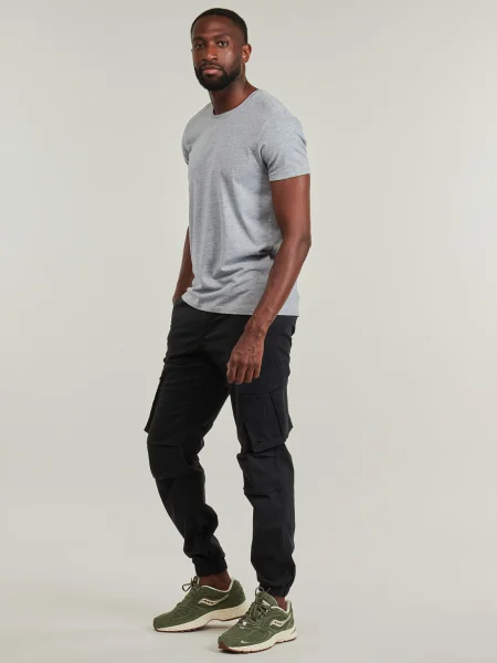 Cargo nohavice Jack & Jones čierna