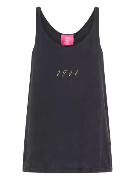 Top One Teaspoon z nadrukiem szary