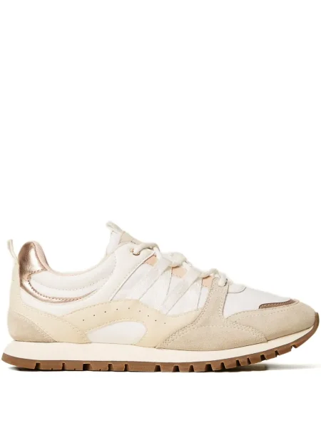 Sneakerși Twinset cu șireturi din dantelă