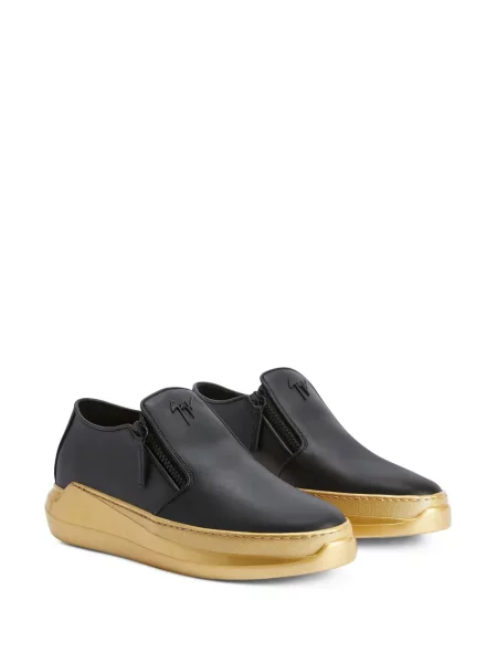 Iš natūralios odos loaferiai Giuseppe Zanotti juoda