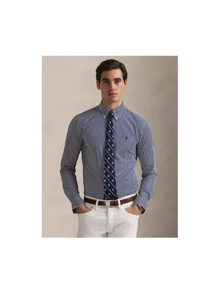 Koszula Polo Ralph Lauren z długim rękawem casual niebieska