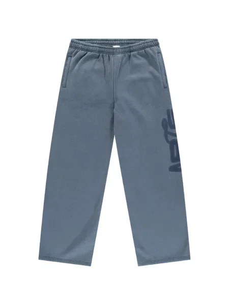 Pantaloni Arte Antwerp cu imagine alergare albastru