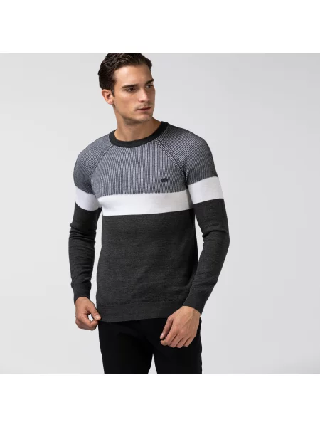 Lacoste светр чоловічий сірий