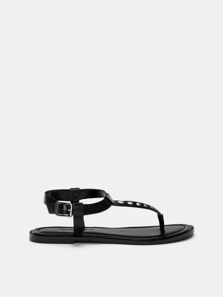 Pull&Bear Ujjelválasztó-pántos szandál fekete