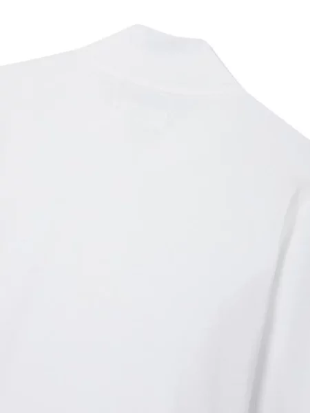 Hanorac Studio Tomboy de jumătate de fermoar alb