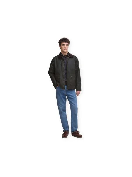 Îmbracaminte Barbour Bedale Short Wax Jacket Olive verde