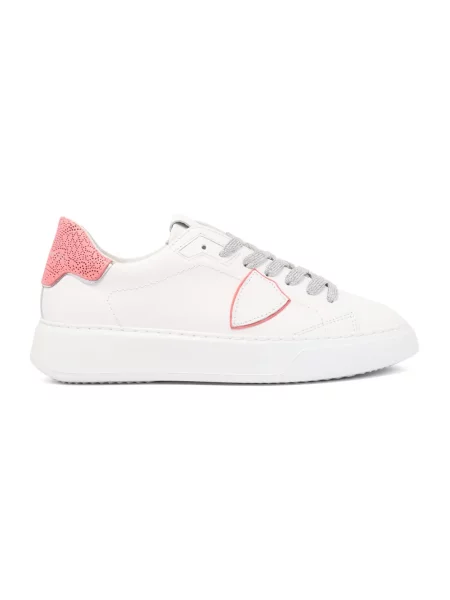 Philippe Model Buty Kobieta 39 EU Różowe Sneakersy biały
