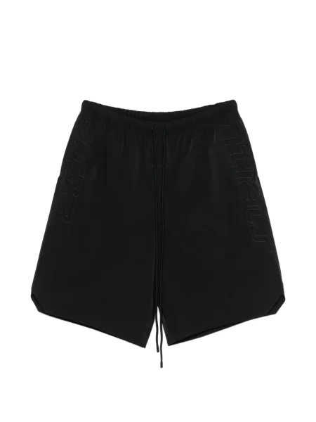 Hímzett rövidnadrág Fear Of God Essentials fekete