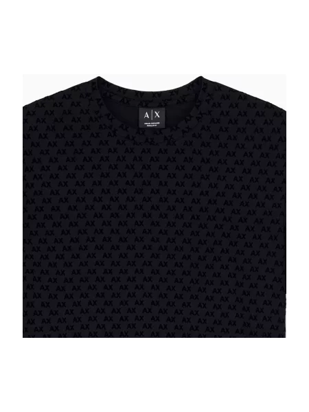 Armani Exchange tricou pentru bărbați din negru