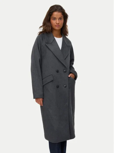 Vero Moda Palton de lână Harper gri