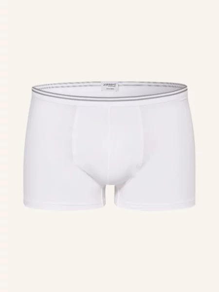 Zimmerli Bokserki Pure Comfort weiss granatowe