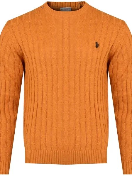 Pulover U.s. Polo Assn. portocaliu