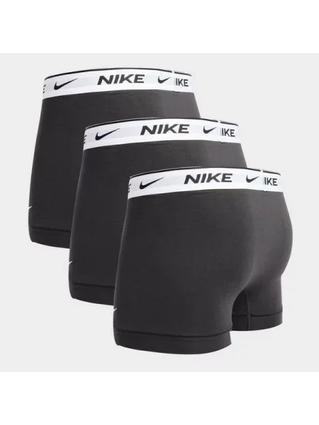 Boxerky Nike Everyday Cotton Stretch Trunk black/white wb černé