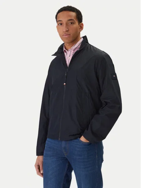 Tommy Hilfiger Prehodna jakna Branded Mornarsko modra