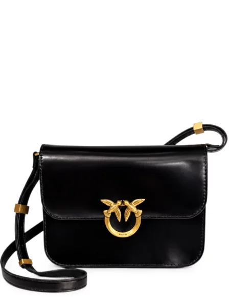 Geanta crossbody Pinko din piele negru